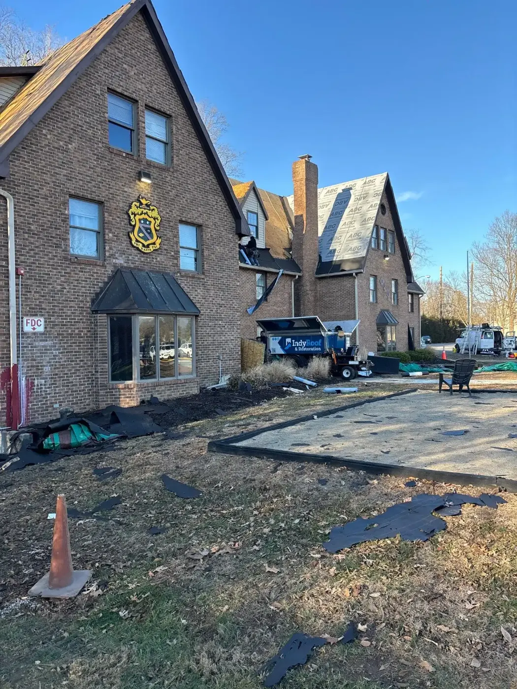 Commercial roof inspection documented in Ingalls