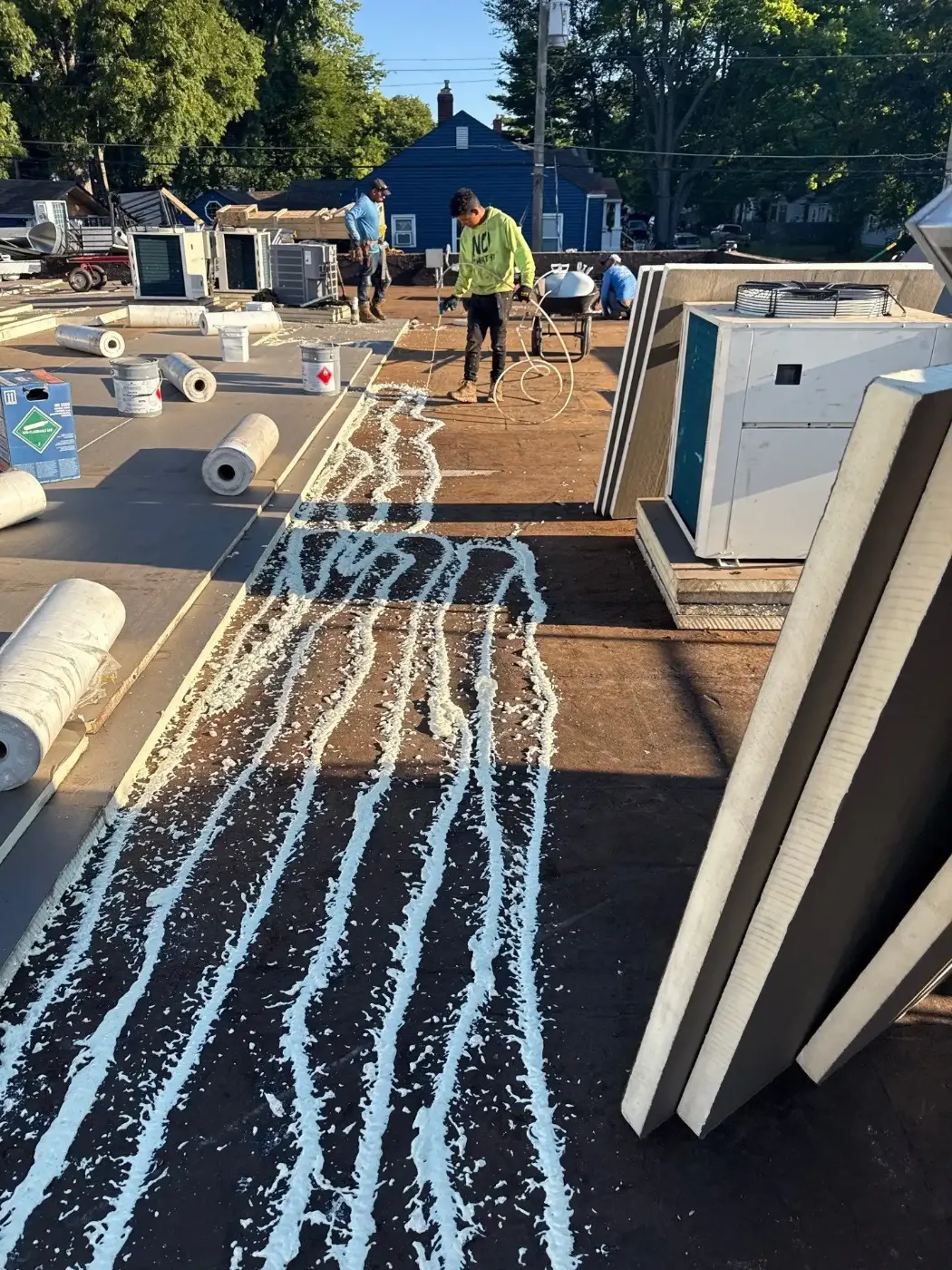 Membrane repair completed in Ingalls