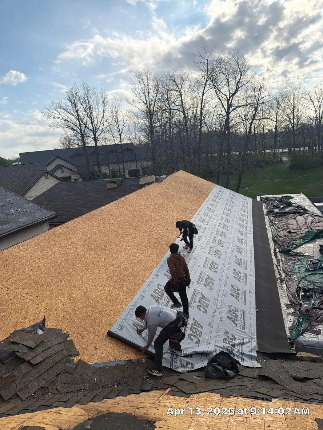 Membrane repair completed in Ingalls